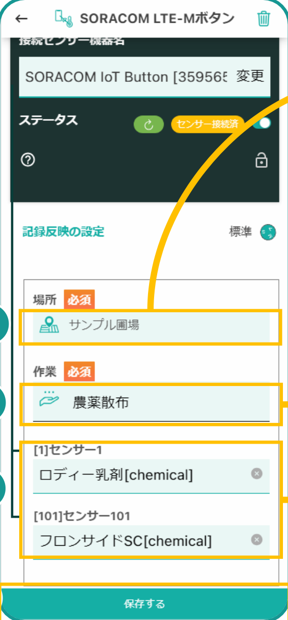 各種項目